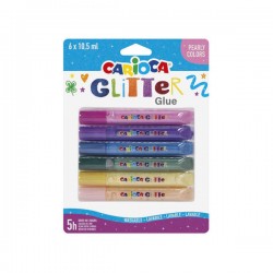 CARIOCA GLITTER GLUE PEARLY 6pz