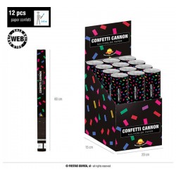 SPARA CORIANDOLI MULTICOLORE 60cm