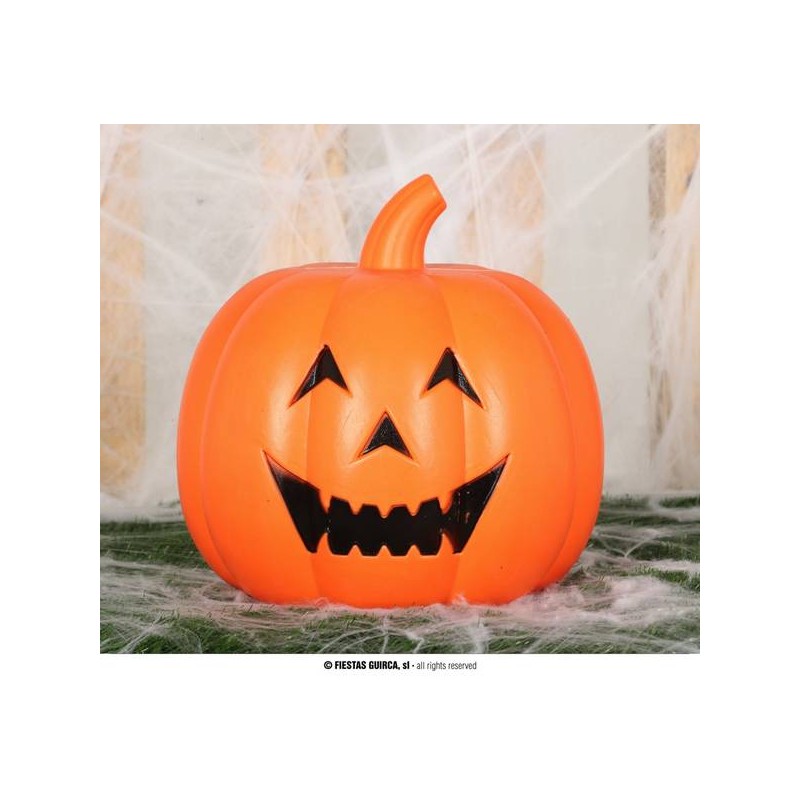 ZUCCA IN PLASTICA CON LUCE E SUONO 32cm