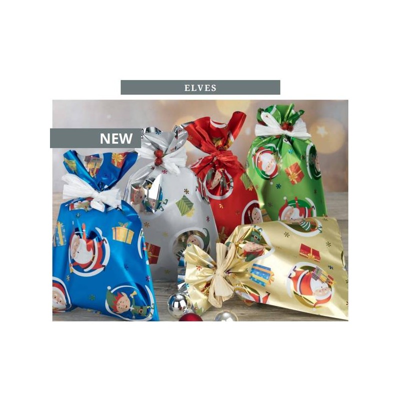 BUSTE REGALO P.P.L. 50x70 ELVES ASS.TO 50PZ