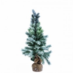ALBERO X-MAS IN BASE DI JUTA H.45CM