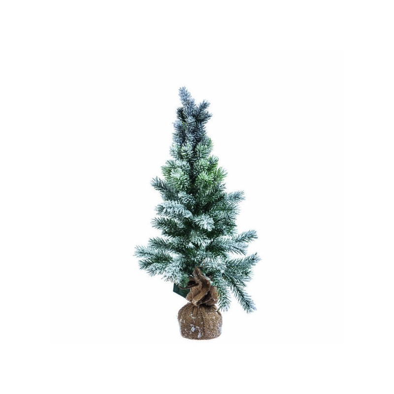 ALBERO X-MAS IN BASE DI JUTA H.45CM