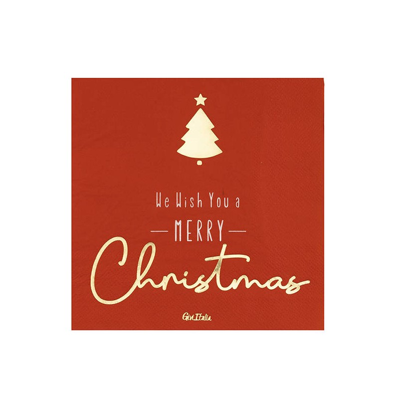 TOVAGLIOLI 33x33 MERRY CHRISTMAS TREE 3V 16pz