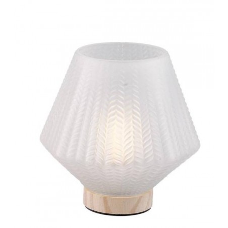 LAMPADA VETRO VT BIANCA ø12cm