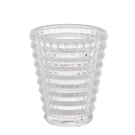 BICCHIERE VASO IN VETRO TONDO ø10cm