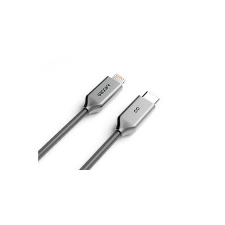 CAVO SILICONE LIGHTING/TYPE-C 1M 2.0A GROOVY