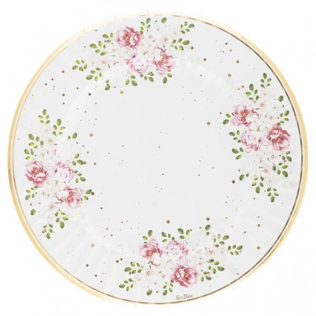 PIATTI MAXI QUEEN ROSE 33cm 6pz