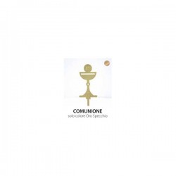 CAKE TOPPER PLEXY CALICE COMUNIONE ORO 1pz