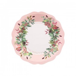 PIATTI ø21 CHERRY CHRISTMAS 8pz