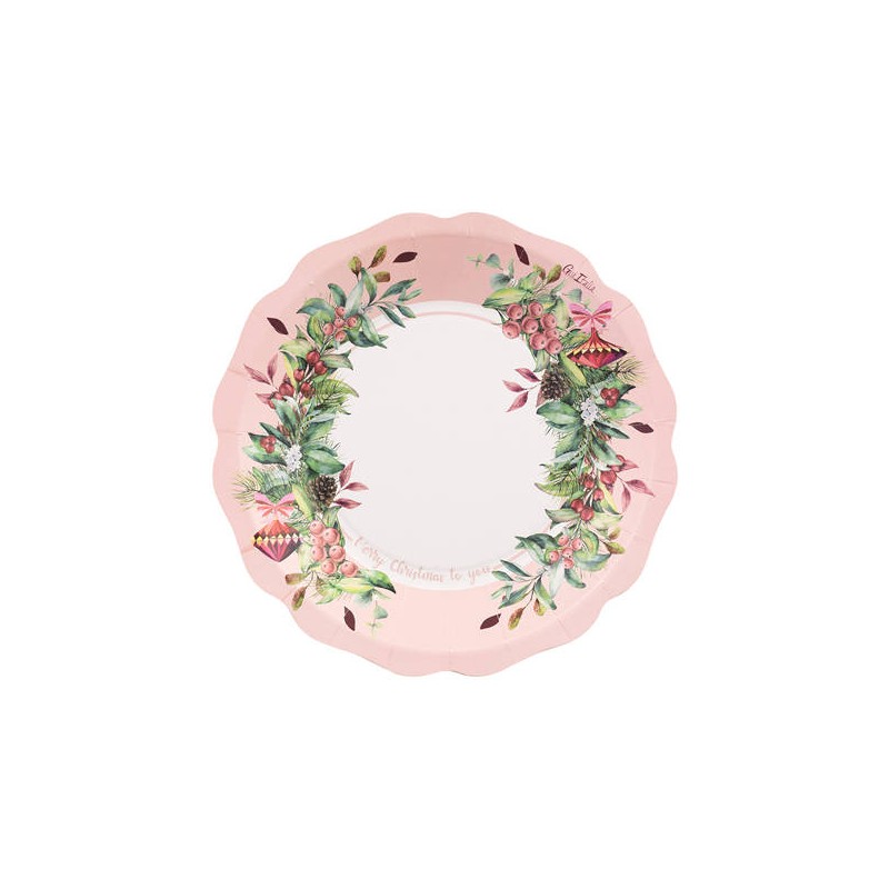 PIATTI ø21 CHERRY CHRISTMAS 8pz