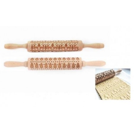 MATTARELLO STAMP CHRISTMAS LEGNO