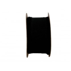 NASTRO SFRANGIATO CHIFFON mm40x15mt NERO