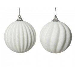 PALLINA FOAM PERLE ONDA WHITE 2ass Ø8cm 1pz