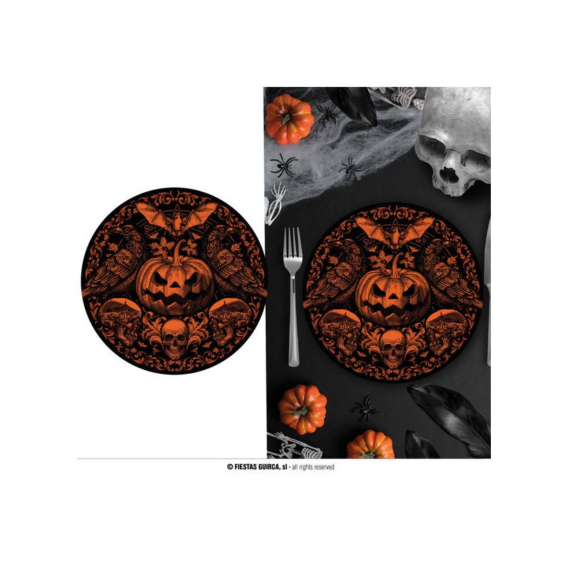 PIATTI 23cm ZUCCA GOTICA 6pz