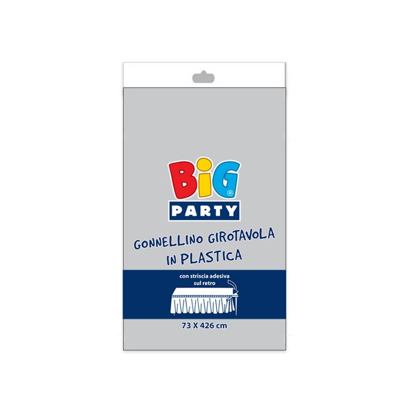 GONNA TAVOLO ARGENTO TABLESKIRT 73x426cm