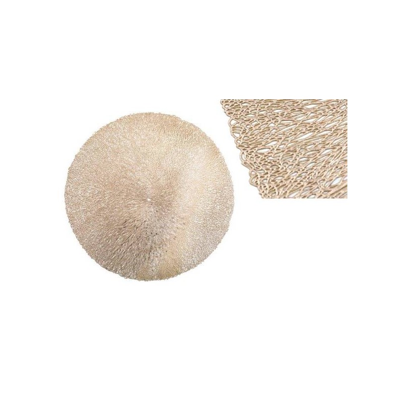 TOVAGLIETTA TONDA 38cm ROSAGOLD