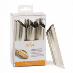 FORMA CONO INOX CANNOLI MIGNON 10pz