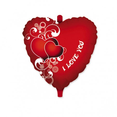 PALLONE MYLAR CUORE I LOVE YOU 45cm