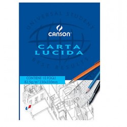 BLOCCO LUCIDO CANSON 23x33mm 10 FOGLI