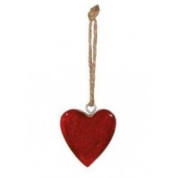 CUORE ROSSO C/APPENDINO 5cm