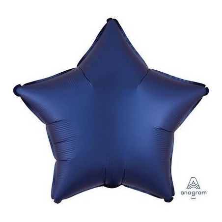 PALLONE MYLAR STELLA 17 42cm SATIN BLU NAVY