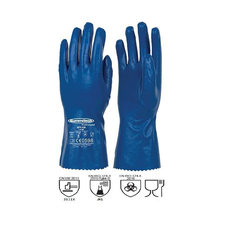 SUMMITECH GUANTI BF6 EB 300mm TAGLIA XL 10 - 1 PAIO