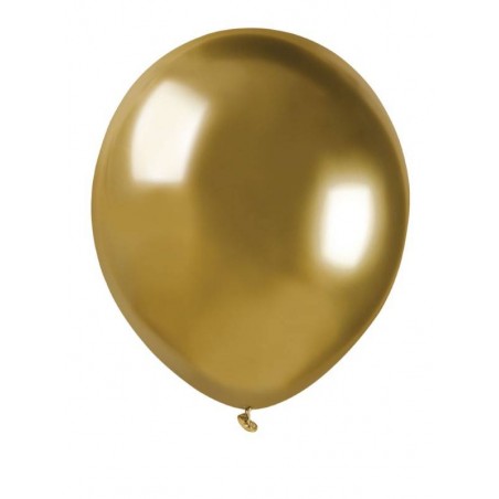 PALLONCINI LATTICE 5 12cm 50pz ORO GLOSSY