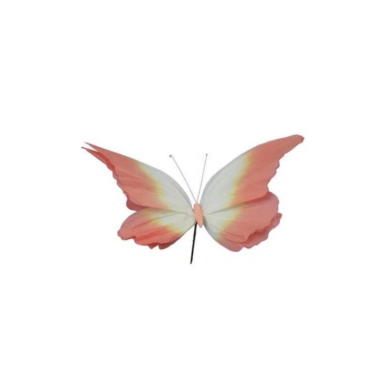 FARFALLA ROSA CHIARO CARTA 64x45x20cm