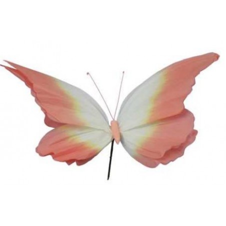 FARFALLA ROSA CHIARO CARTA 64x45x20cm