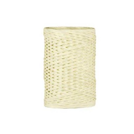 WIRED PAPER RAPHIA mm2x50mt CREAM