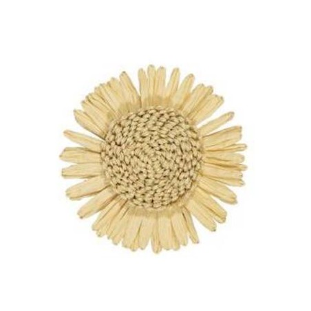SUNFLOWER Ø8,5cm CREAM 6pz