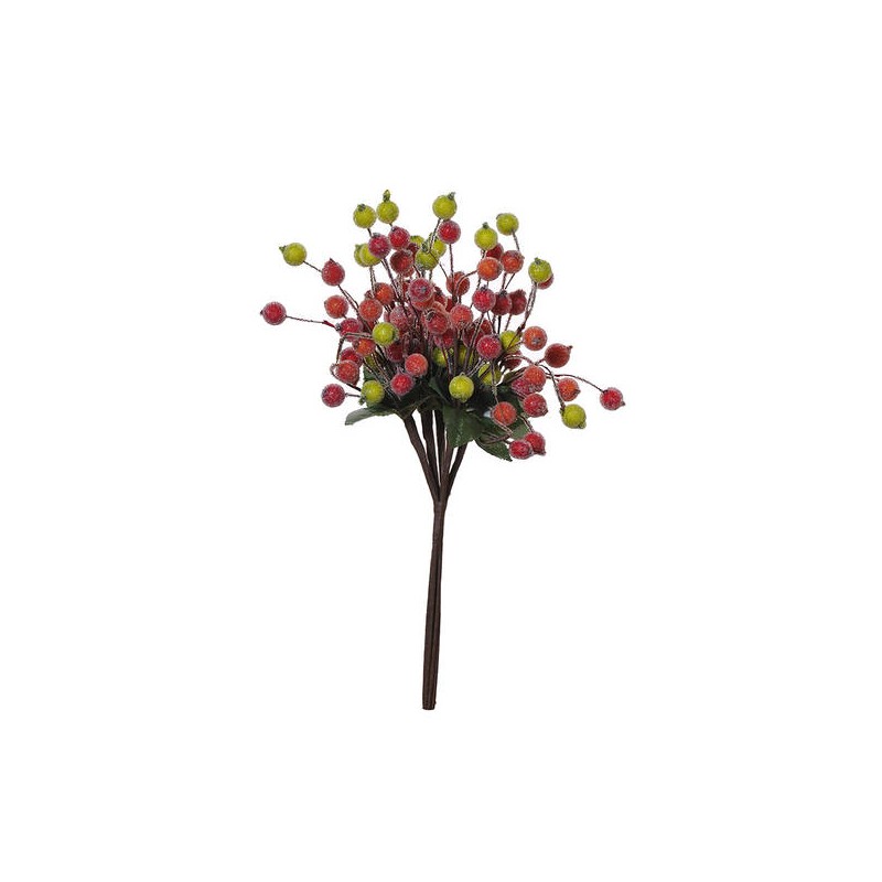BOUQUET FROST BERRY MULTICOLOR 5 RAMI 30cm