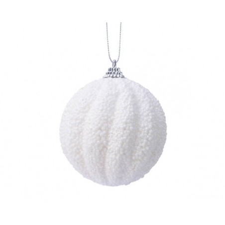 PALLINA FOAM PERLE ONDA BIANCO 2ass.Ø8cm