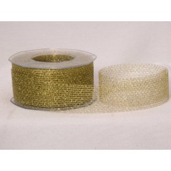 NASTRO LUREX ANTARES mm40x25mt COL.102 ORO