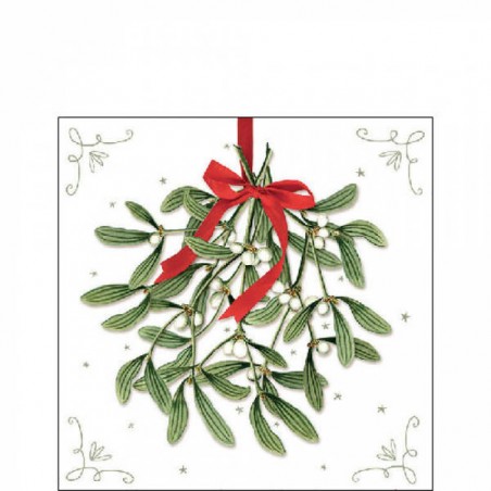 TOVAGLIOLI 25x25cm VISCHIO BIANCO 20pz
