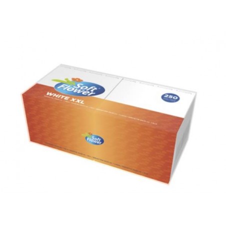 TOVAGLIOLI 33x33 M.V. BIANCHI 250pz SOFT FLOWER