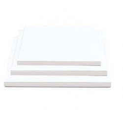 SOTTOTORTA CAKE BOARD QUADRATO 20x20x1,2cm BIANCO