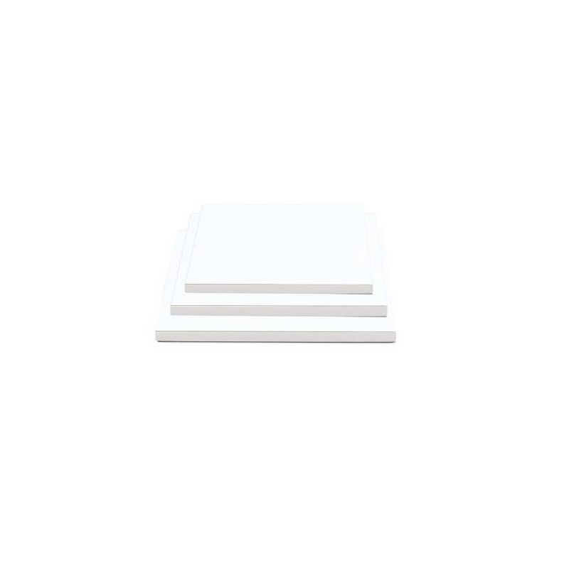 SOTTOTORTA CAKE BOARD QUADRATO 20x20x1,2cm BIANCO