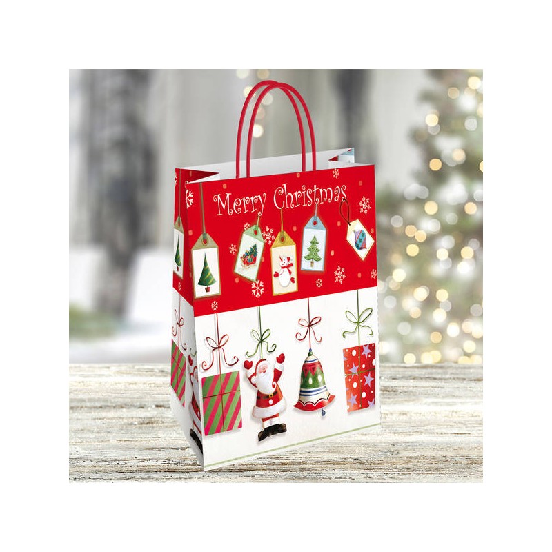 SHOPPER CARTA SONIA CHRISTMAS 26x12x35cm