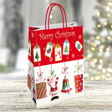 SHOPPER CARTA SONIA CHRISTMAS 26x12x35cm