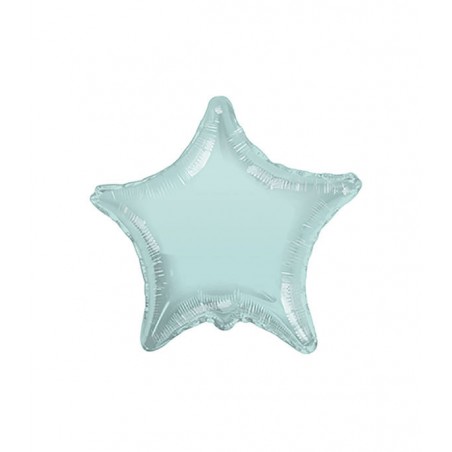 PALLONE MYLAR STELLA VERDE MENTA ø45cm