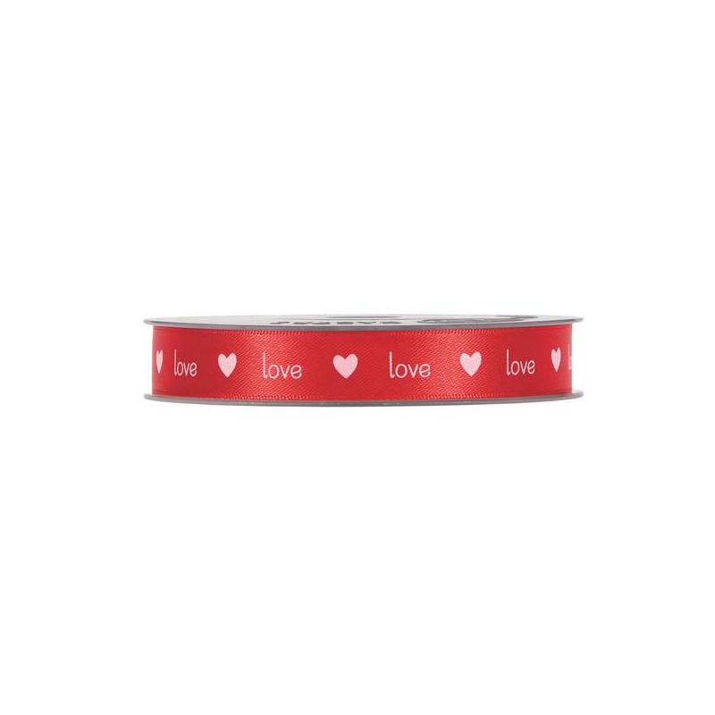 NASTRO LOVE mm15x25mt ROSSO