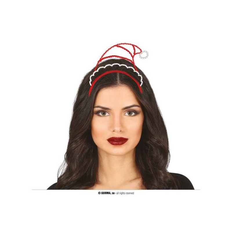 CERCHIETTO METALLICO CAPPELLO BABBO NATALE