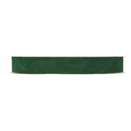 NASTRO DOUBLE VELVET mm25x30mt VERDE SCURO