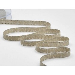NASTRO RUSTICO LAME' C/IMPUNTURA mm12x20mt BEIGE