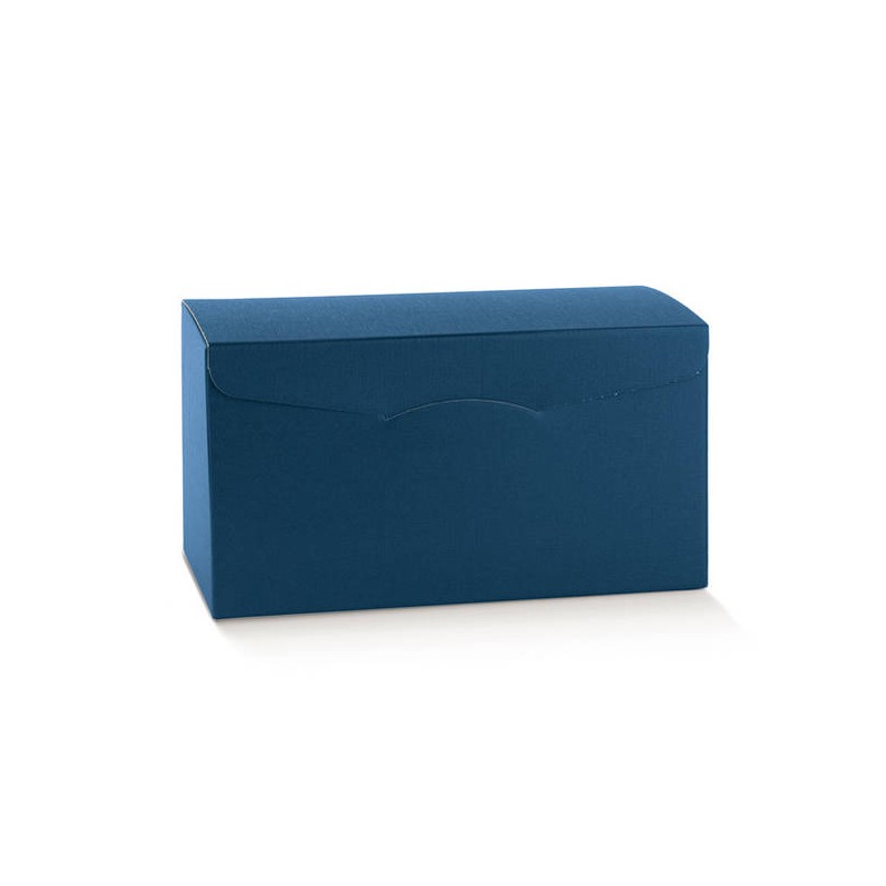 SCATOLA SEGRETO 4 BOTTIGLIE 32,5x17,5x18cm FIBRA BLU