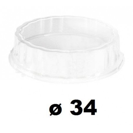 COPERCHIO MEDORO ø34x8cm PET