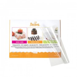 FOGLI PVC PER ALIMENTI 40x60cm 150mycron 10pz