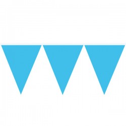 FESTONE BANDIERINE PVC 10mt AZZURRO GIVI