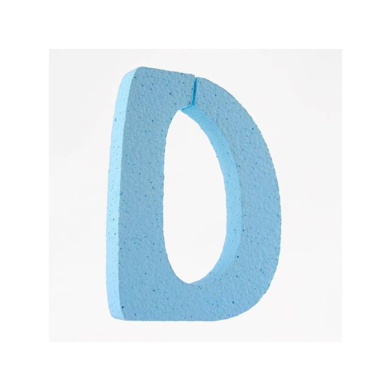 LETTERA POLISTIROLO PASTELLO mm120x90 D CELESTE
